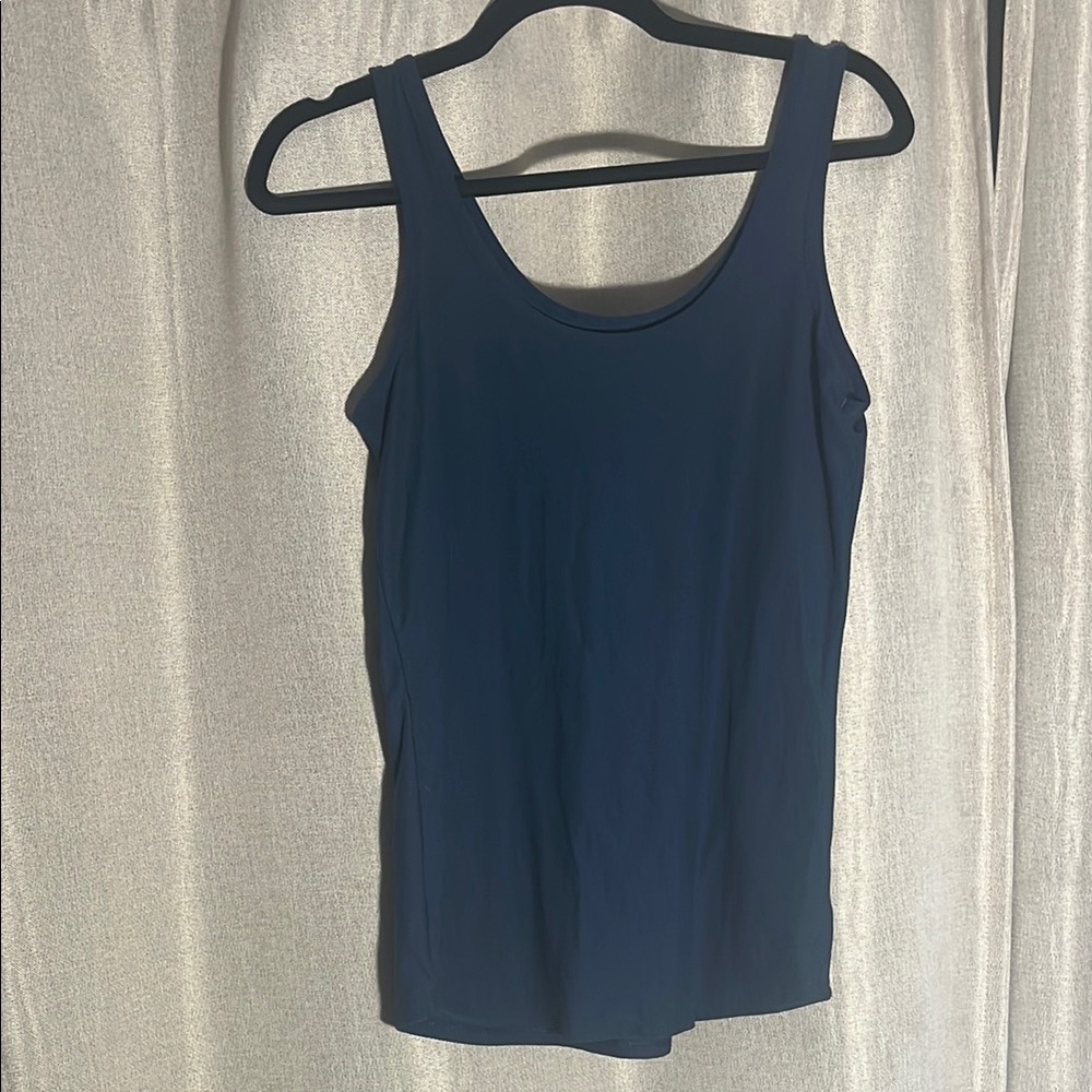 Navy Blue Women's Tank Top